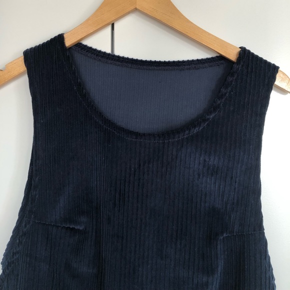 EMK navy velvet jumper - Picture 2 of 7